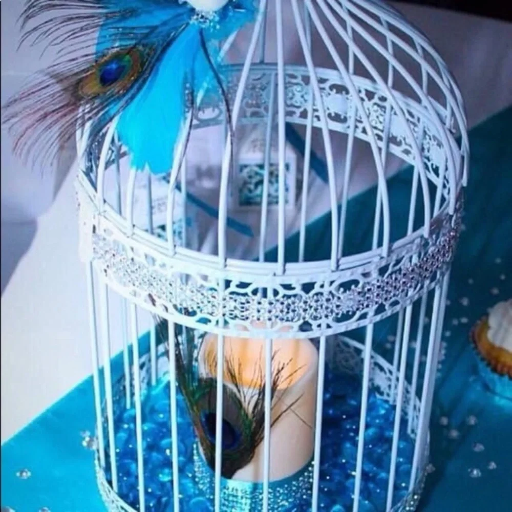 Bird Cage Wedding Centerpiece Hanging Lantern